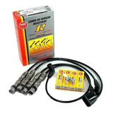 Kit Cables + Bujias Ngk Vw Voyage 1.6 8v