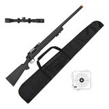 Airsoft Rifle Sniper M24 Storm Rossi + Luneta 4x32 Fxr