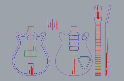 Plantillas Gretsch Malcolm Young Style - Luthier