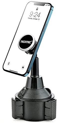 Magnetic Cup Phone Holder For Car, Tecotec Car Cup Holder Ph