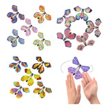 Juguetes De Papel Con Mariposas Para Dedos, Paquete De 10