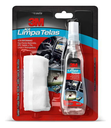 Kit Limpa Telas De Lcd 100ml Hb004461479 3m