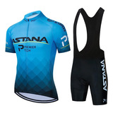 Uniforme Ciclismo Manga Corta Astana Premier Tech Ruta Mtb