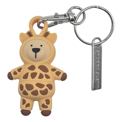 Starbucks Llavero Stopper Oso Bearista Jirafa 2025 Color Amarillo