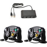 2 Controles Para Gamecube Y Adaptador Para Wii U Y Switch