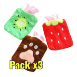 Pack X3 Mini Guatero Kawaii Bolsa Agua Caliente Manos Dolor