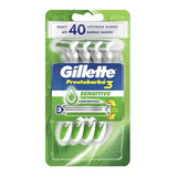 Gillette Máquinas De Afeitar Prestobarba3 Sensitive 4uds