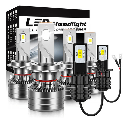 Kit De Faros Led H7 H3 Para 2004-2005 Chevrolet Tornado