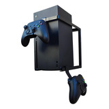 Suporte Parede Xbox Serie X Com Porta Controles