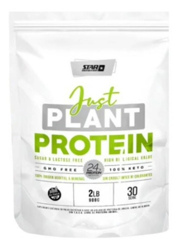 Just Plant Protein 2 Lb Star Nutrition - Proteina Vegana 