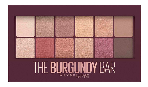 Paleta De Sombras Burgundy Bar Maybelline New York