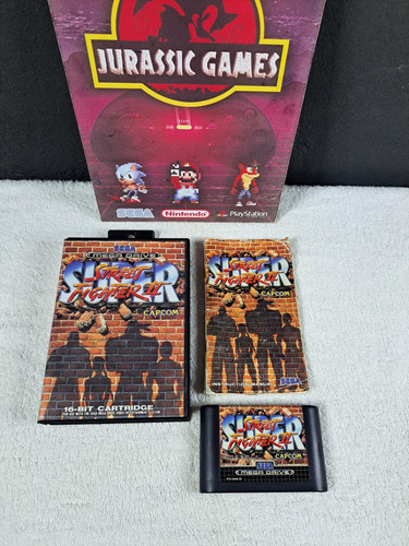 Super Street Fighter 2 Cib Europeu  Mega Drive Faço R$322