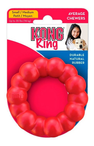 Kong Ring Para Tu Mascota Talla S/m ( Mordible 16 Kg) 