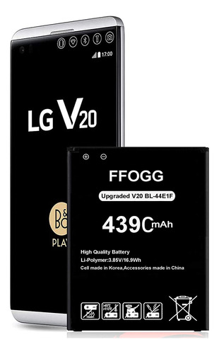 Batería LG V20, Batería De Iones De Litio Ffogg 4390 Mah Par