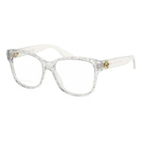 Gucci Gg0038o 006 Square Brillo Transparente