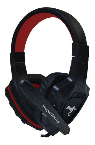 Kolke Auricular Microfono Champ Kga-382 Rojo Negro Ppct