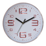 Reloj Rosa Numeros Grandes 30 X 30 Cm Jhc