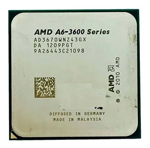 Processador Amd Fm1 A6-3670k 2.7ghz Quadcore Radeon Hd 6530d