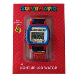 Reloj Lcd Super Mario Luigi 2022 Con Luces 