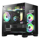 Estuche Gaming Microatx Bluegears B-pellucid Con Vidrio Temp