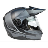 Casco Doble Proposito Abatible Tech-x2 Tx-909 Mh&s