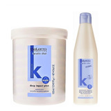 Keratin Shot Anti-frizz Shampoo 500ml + Tarro 1kg Salerm