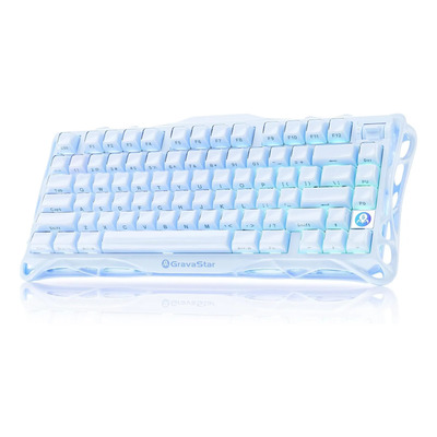 Gravastar K1 Teclado Mecânico 75% Wireless Rgb Pro - Azul