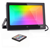 Reflector Led 30w Rgb Multicolor Tipo Tableta Delgado Ip65