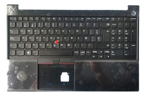 Teclado Lenovo Iluminado Thinkpad E15 G1, G2 Esp Color Negro