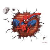 Adesivo Decorativo Parede Infantil Homem Aranha 3d 1,25x1,00