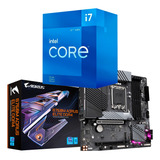 Kit  Intel 12ª Geração I7 12700 + B760m Aorus Elite 