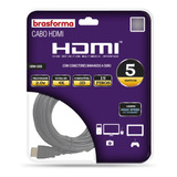 Cable Hdmi 2.0 De Alta Definición Brasforma Con 5 M