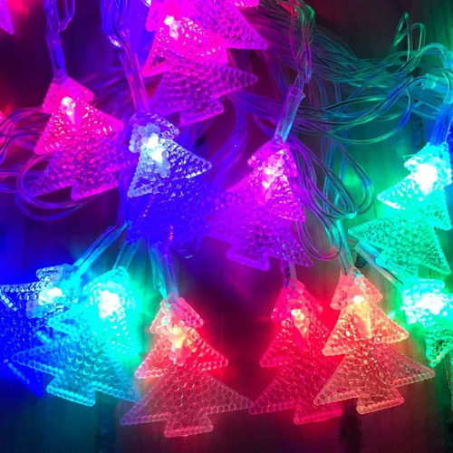 Adorno Luz Led Arbolito Navidad Cambia Colores En Pilar