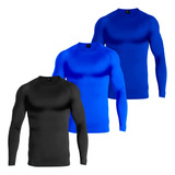Kit 3 Camisas Térmicas Segunda Pele Prot Uv Extreme Thermo
