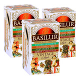 Pack Te Basilur 3 Cajas Vintage Style De 25 Bolsas C/u