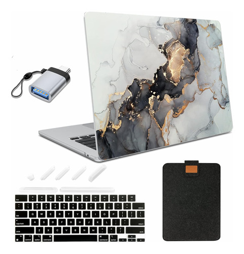 Funda Compatible Con Macbook Air 13.6 Pulgadas - Marmol