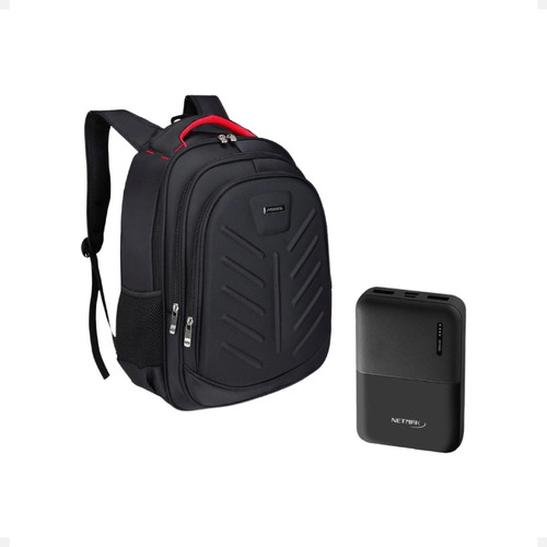 Mochila Reforzada Con Cargador Portatil Usb Bateria 5000 Mah