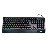 Teclado Gamer Pc Español Compatible Tk-t300 Con Luz Rgb