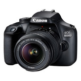 Camara Canon Eos 4000d-t100+18-55+75-300+32gb+bolso+tripode