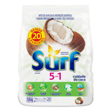 Sabão Em Pó Surf Cuidado Do Coco Lavanda Antibacterial Pacote 1.6 Kg