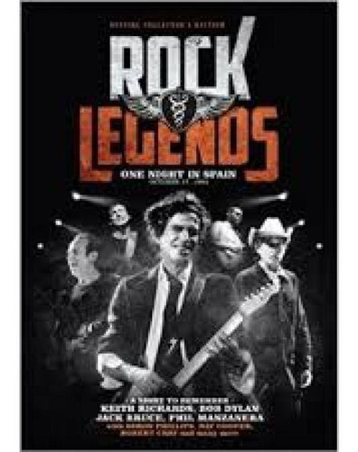 Dvd Diversos Interncaionais - Rock Legends One Night In Spai