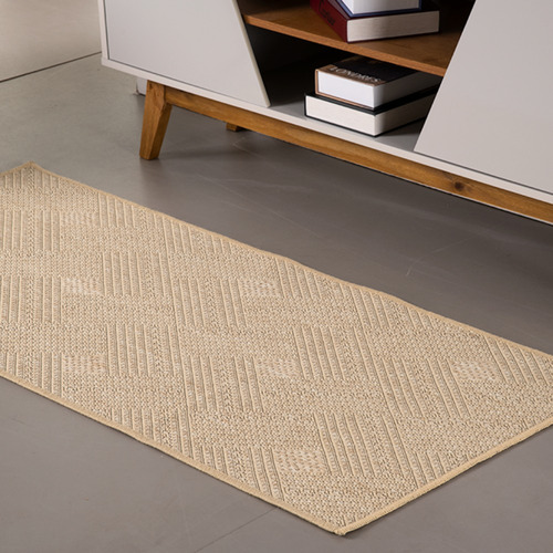 Tapete Passadeira Sisal Cozinha 1,00m X 66cm Antiderrapante