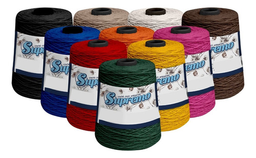 Barbante Supremo 400g / 415m Kit 25 Unidades Número 6