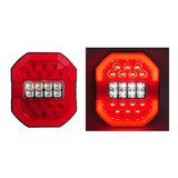 Plafon Calavera 22 Led Gel Cob Camion 4x4 Jeep Fijo Y Estrob