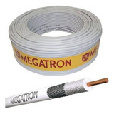 Cabo Coaxial Rg59 67% Malha Com 100 Mts Megatron