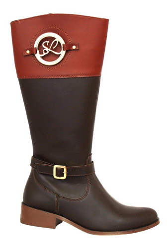 Bota Para Dama Café Otoño/invierno Castalia 23