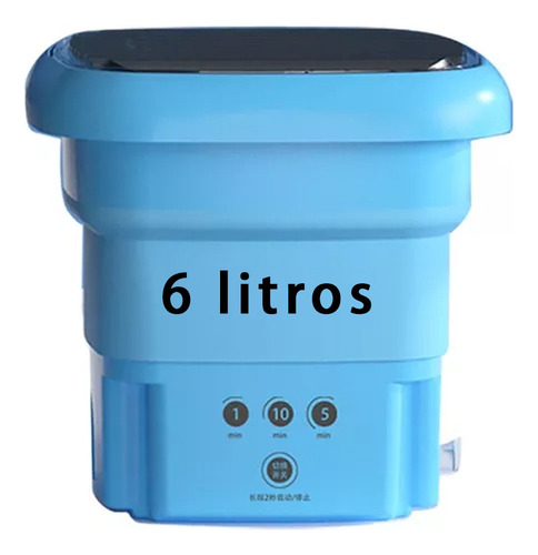 Mini Lavadora Portatil Deshidratable Automático Exprimidor