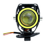 Faro Led Cree Auxiliar Proyector U7 Con Lupa Y Ojo De Angel