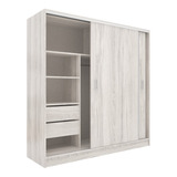 Placard Orlandi 2 Puertas Corredizas 2 Cajones 1.82m Premium