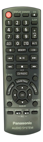 Controle Remoto Para Mini System Panasonic Sc-akx660